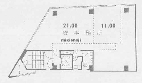 下京区の京都昭栄ビル 平面1