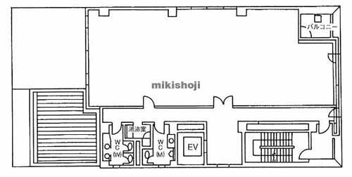 他区のクラエンタービル 平面1