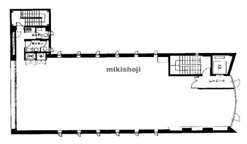 中京区の清水屋ビル 平面1