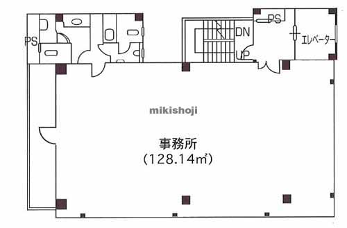 下京区のトミタビル 平面1