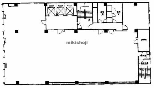 三宮町・明石町・江戸町・京橋・海岸通の明海三宮第２ビル 平面1