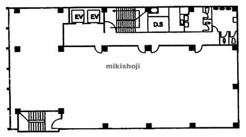 三宮町・明石町・江戸町・京橋・海岸通の明海三宮ビル 平面1