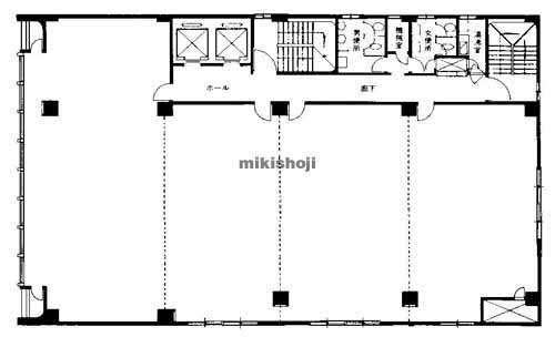 三宮町・明石町・江戸町・京橋・海岸通のＫＡＮＪＵビル 平面1