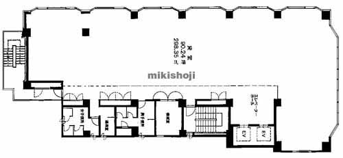 三宮町・明石町・江戸町・京橋・海岸通の神戸元町ユニオンビル 平面1