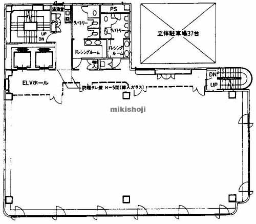 尼崎市のアスパイア７番館 平面1