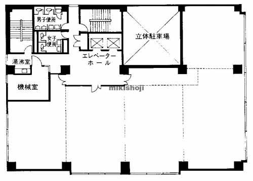 松山市の大樹生命松山ビル 平面1