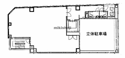 徳島市の第２中筋ビル 平面1