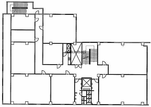 米子市の米子開発ビル 平面1