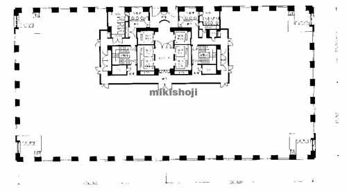 読売大阪ビル 平面1