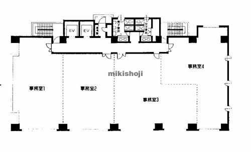 おおきに南船場ビル 平面1