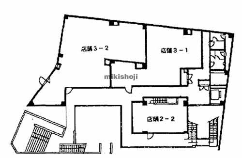 東灘区のデコールビル 平面1