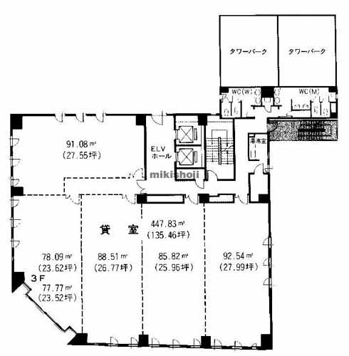 堺市のＩＳＥ伊勢住宅　宿院町西７８０１ 平面1