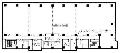 泉佐野市のりんくうエルガビルディング 平面1