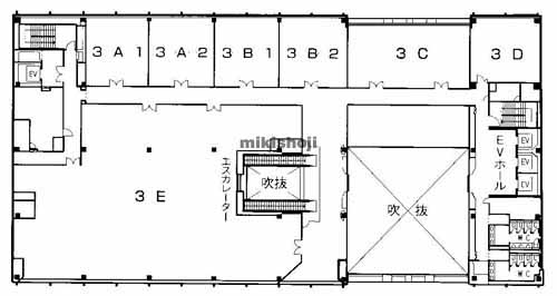 堺市の南海堺駅ビル 平面1