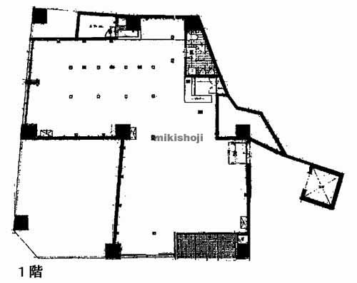 福島区他の阪神レジャービル１番館 平面1