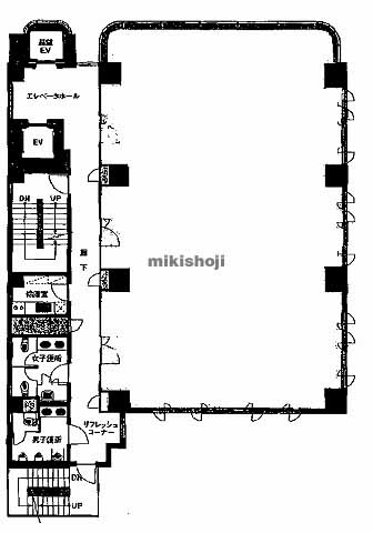 松山市のオワセビル 平面1
