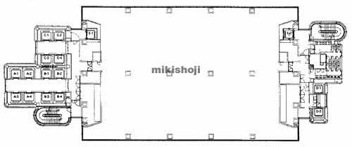 梅田・堂島・中之島のブリーゼタワー 平面1