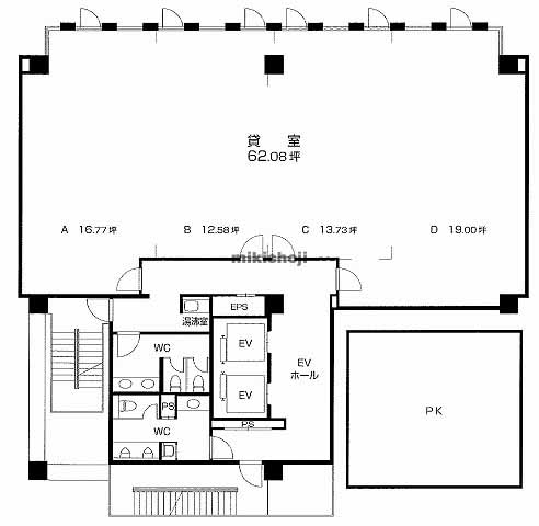 南森町周辺のＭＦ南森町ビル 平面1
