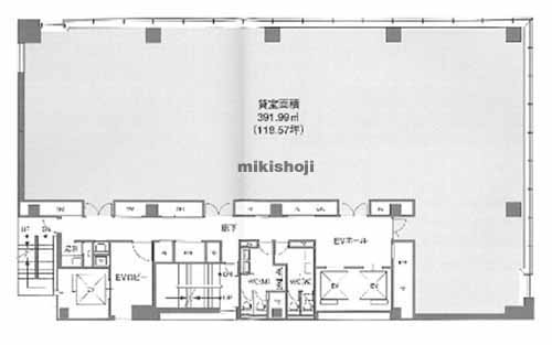 いちご堺筋本町ビル 平面1