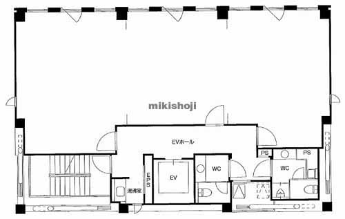 ＭＦ南森町２ビル 平面1
