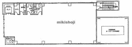 羽曳野市の梅原ビル 平面1