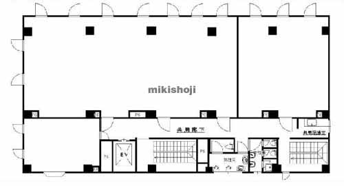 吹田市のユカミ江坂ビル 平面1