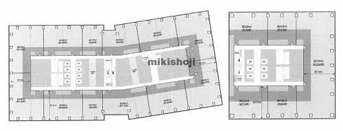 芝田・茶屋町・大深町のグラングリーン大阪 平面1