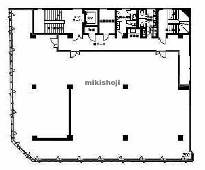 南船場のＨＳＫ南船場ビル 平面1