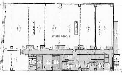 上本町・上汐・生玉町・生玉前町の上本町六丁目ビル(仮) 平面1