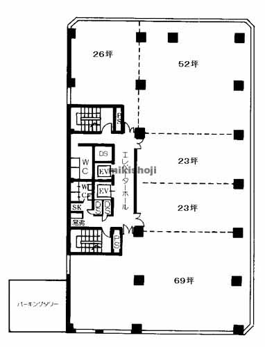 博多駅東・駅南の博多駅前第１ビル 平面1