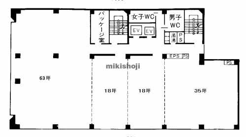 博多駅東・駅南の博多駅前第２ビル 平面1
