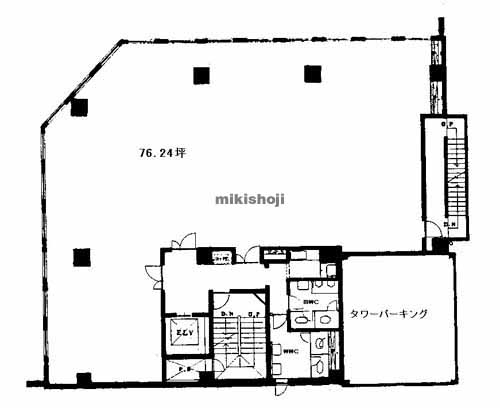 博多駅東・駅南の博多南マークビル 平面1