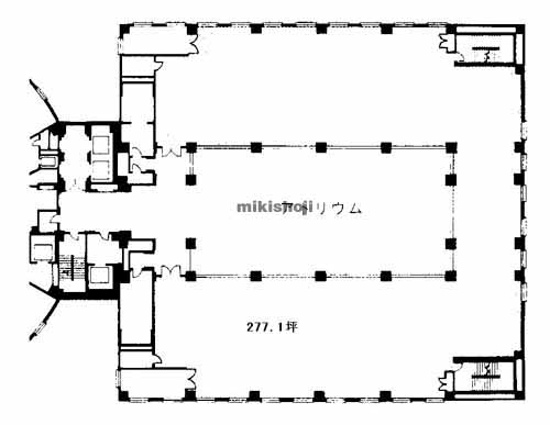 博多駅東・駅南のスフィンクスセンター 平面1