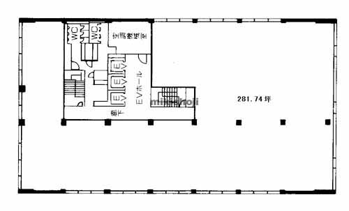 綾杉ビル 平面1