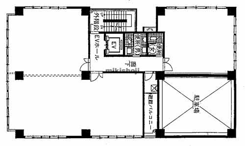 博多駅前・中央街の第６グリーンビル 平面1