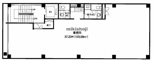博多駅前・中央街の第６ダイヨシビル 平面1