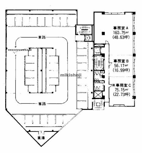 博多駅前・中央街の林英ビル 平面1