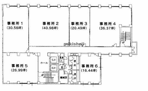 博多駅東・駅南の博多駅イーストプレイス 平面1