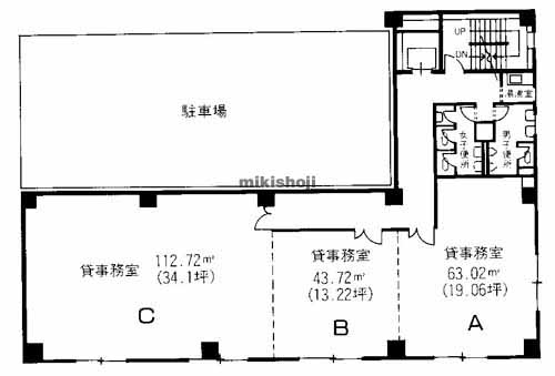 博多駅前・中央街のＮＰＣビル 平面1