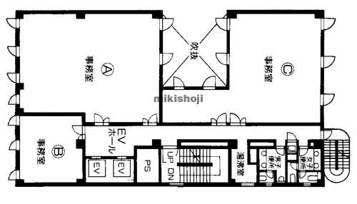 博多駅東・駅南の博多駅南Ｍ・Ｔビル 平面1