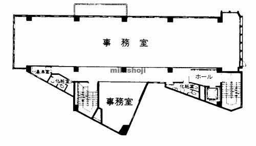 天神のＮＤＳ天神ビル 平面1