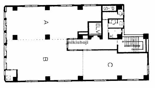 赤坂・大名・舞鶴のセントラルビル 平面1