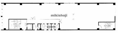 赤坂・大名・舞鶴の淀ビル 平面1