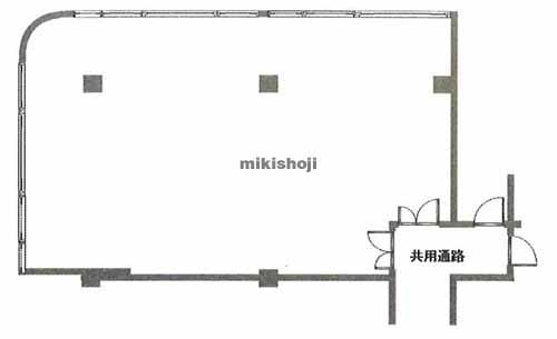 赤坂・大名・舞鶴の福岡国際ビル 平面1