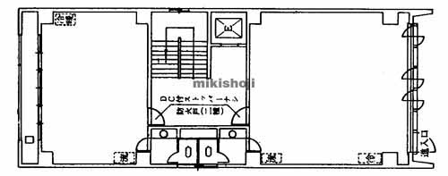 熊本市の第５ロータリービル 平面1