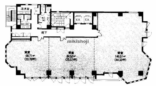 那覇市の住太郎那覇ビル 平面1