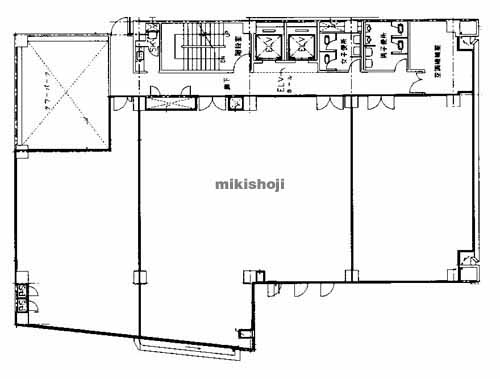 長崎市の日本生命長崎ビル新館 平面1