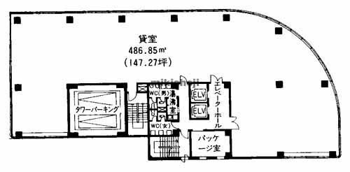 長崎市の明治安田生命長崎興善町ビル 平面1