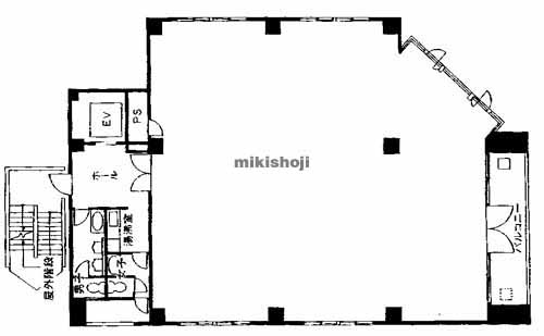 小倉北区全域の小倉新興ビル 平面1