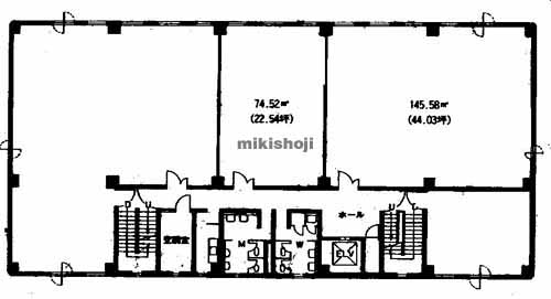 八幡西区全域のＲＩＳＯ黒崎駅前ビル 平面1